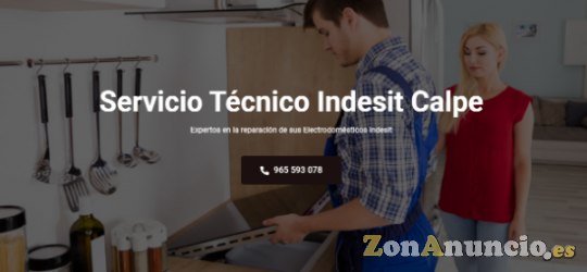 Servicio Técnico Indesit Calpe 965217105